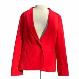 Old Navy Drapey Blazer Red Aloud Small
